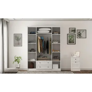 VENICE XL  4 Door 2 Drawer Wardrobe