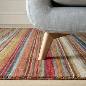 John Lewis Russet Multistripe Rug