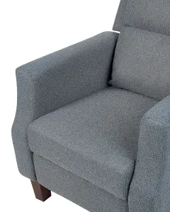 Recliner Chair EGERSUND Fabric Dark Blue