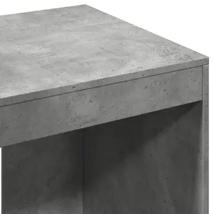 Berkfield Office Desk Concrete Grey 103.5x56.5x94 cm Engineered Wood