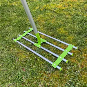 Garden Lawn Levelling Rake with Long Handle