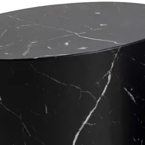 Burmaster Side Table Black Marble