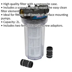 High-Quality 2L Inlet Filter for ys11768 & ys11737 Water Pumps