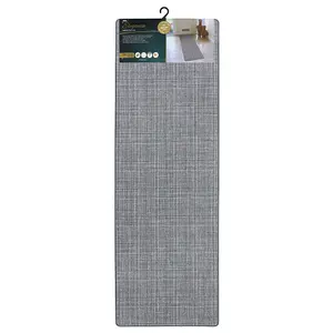 JVL Elegance Runner Mat, 50x150cm, Grey