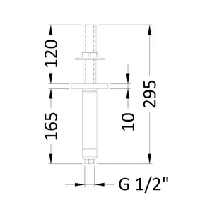 Ceiling Mounted Shower Arm