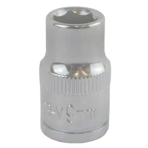 9mm 3/8" Drive Shallow Metric Socket Single Hex / 6 sided Bergen