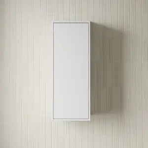 Banyetti Venti 900mm Wall Hung Wall Cabinet - Matt White