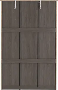 Lisbon 3 Door Mirrored Wardrobe Black Wood Grain Effect