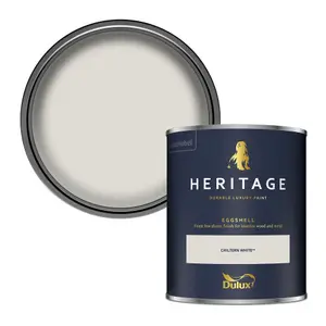 Dulux Trade Heritage Chiltern White Eggshell Wall paint, 750ml