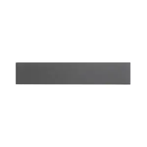 GoodHome Artemisia Matt graphite classic shaker Standard Appliance & larder Appliance Filler panel (H)115mm (W)597mm