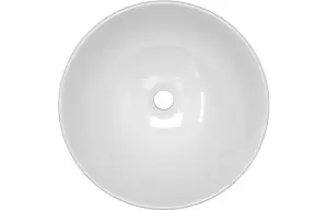 Aquarius V-Series 5 Round 0TH Vessel Wash Bowl 410mm White