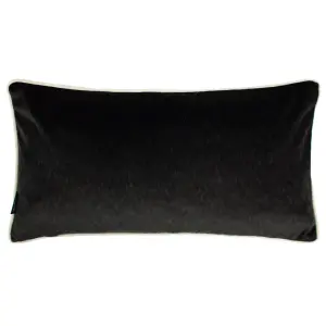 Paoletti Torto Velvet Piped Feather Rich Cushion