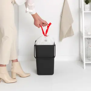 Brabantia Grey Plastic Bin - 25L Freestanding