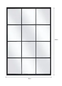 Garden Trading Fulbrook Mirror Rectangular Indoor Outdoor Window Pane 120 x 80cm