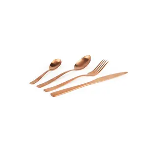 Excelsa Shadow 16 Piece Cutlery Set , Service for 4 (Set of 4) Copper