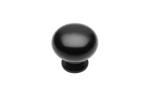 BERGAMO - cabinet door knob - black