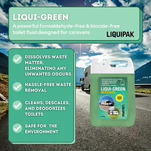 Liqui-Green 5 litre 2-in-1 Toilet Chemical For Caravan