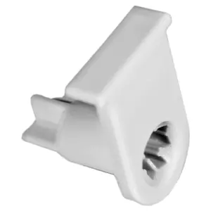 SPARES2GO Door Hinge Support Socket for Bosch fits Neff Fridge Freezer (White)