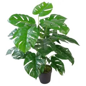 60cm Leaf realistic Artificial Monstera Cheese Plant