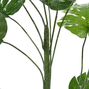 155cm H Artificial Monstera Deliciosa Tree in Pot Decoration for Living Room