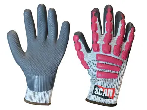 Scan T5000 Anti-Impact Latex Cut 5 Gloves - XL Size 10 SCAGLOAIXL