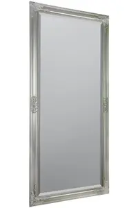 MirrorOutlet Austen Silver Elegant Full Length Mirror 160 x 74cm