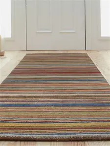 John Lewis Russet Multistripe Rug