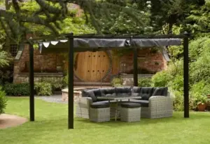 Glendale Seville Gazebo 3x3m Grey