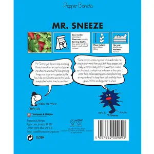 Mr. Men™ Little Miss™ - Mr. Sneeze - Pepper 'Boneta' - 1 Packet - 15 Seeds