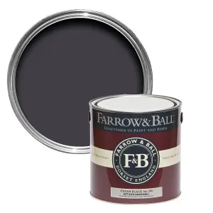 Farrow & Ball Estate Paean black Eggshell Metal & wood paint, 2.5L