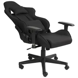 Beliani Modern Gaming Chair Black WARRIOR