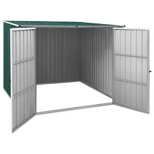 Berkfield Garden Shed Green 195x198x159 cm Galvanised Steel