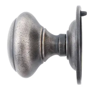 From The Anvil Antique Pewter Round Centre Door Knob