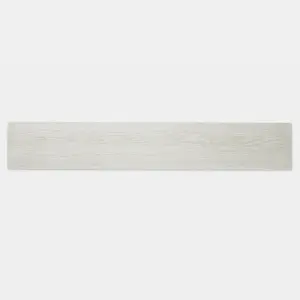 GoodHome Poprock White Wood effect Self-adhesive Vinyl plank, 0.97m²