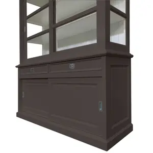 Stiles Display Cabinet Beige/Grey