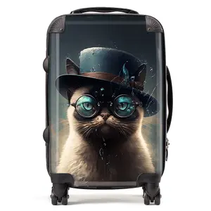 Siamese Cat Splashart Suitcase - Cabin