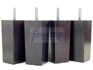 4x REPLACEMENT FURNITURE LEGS SOLID WOOD 110mm HIGH SOFAS CHAIRS SETTEE CABINETS LEGS M8 TSP2055