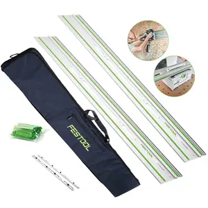 Festool 2 x 1.4m Guide Rail FS1400/2-KP +S-KP/30 Adhesive Pad +FS Bag +Fix TS55