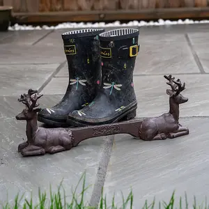 Woodside Cast Iron Deer Boot Scraper