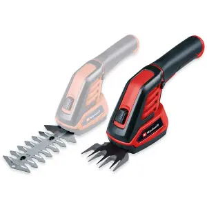 Einhell Cordless Grass And Bush Shears 3.6V 2 Quick-Change Blades for Grass and Hedges Rechargable GC-CG 3,6/70 Li WT