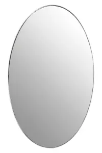 Interiors by Premier Versatile Wall Mirror With Silver Finish Frame, Reflective Hallway Mirror, Lounge Mirror for Home Office