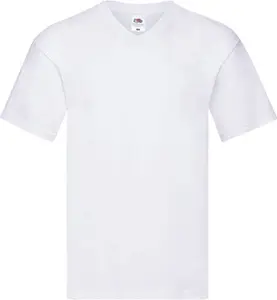 Fruit Of The Loom Mens Original V-Neck T-Shirt 61426 White XL Colour: