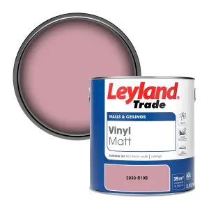 Leyland Trade Vinyl Matt Walls & Ceilings Emulsion Paint (2030-R10B) 2.5L