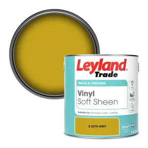 Leyland Trade Vinyl Soft Sheen Walls & Ceilings Emulsion Paint (S 2070-G90Y) - 2.5L