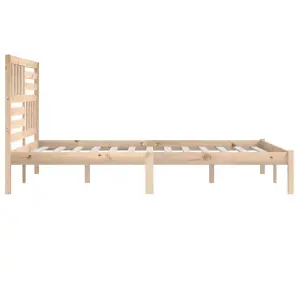 Berkfield Bed Frame Solid Wood Pine 180x200 cm 6FT Super King