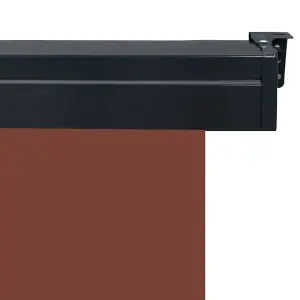 Berkfield Balcony Side Awning 60x250 cm Brown