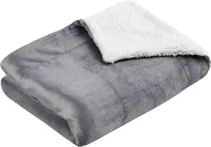 ASAB Fleece Throw Blanket 150 x 200cm - GREY