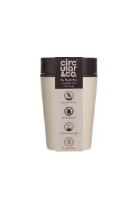 Circular Coffee Cup 8oz Cream & Cosmic Black