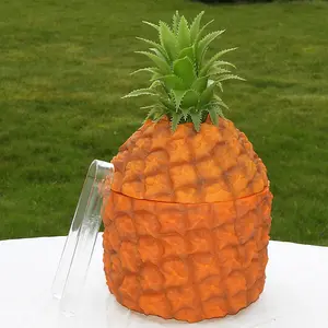 Pineapple Shaped Insulated Retro Ice Bucket