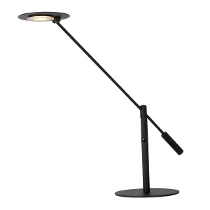 Lucide Anselmo Modern Desk Lamp - LED Dim. - 1x9W 3000K - Black